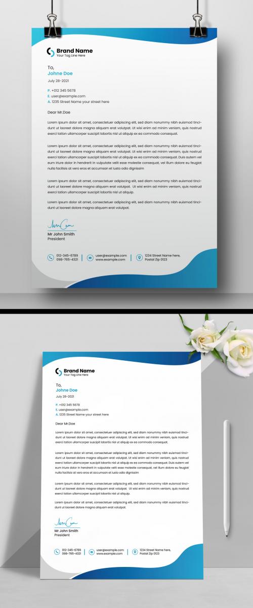 Letterhead Design Layout