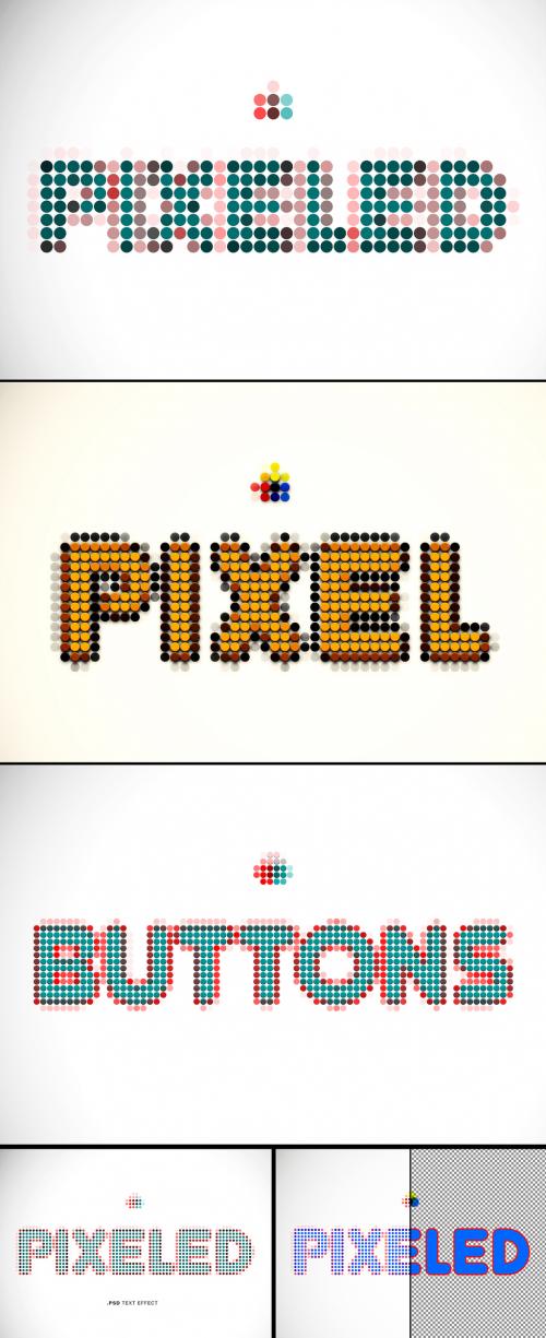 Pixel Text Effect