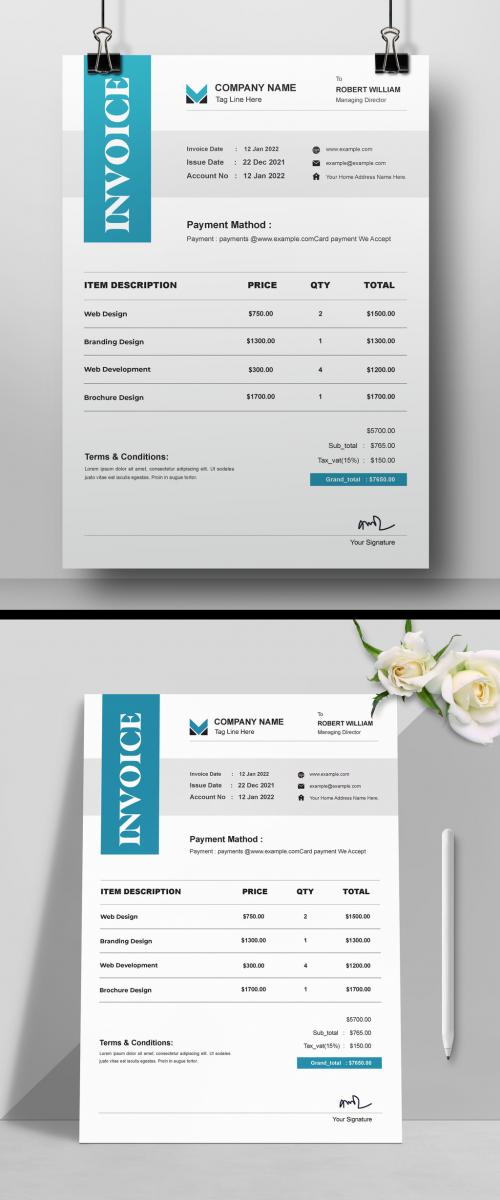 Invoice Design Layout