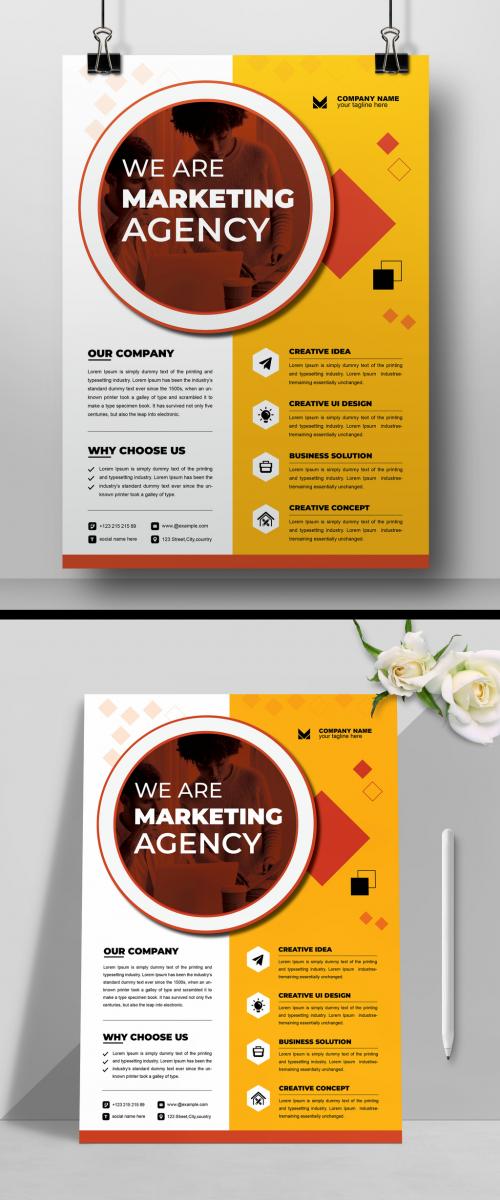 Corporate Flyer Design Layout