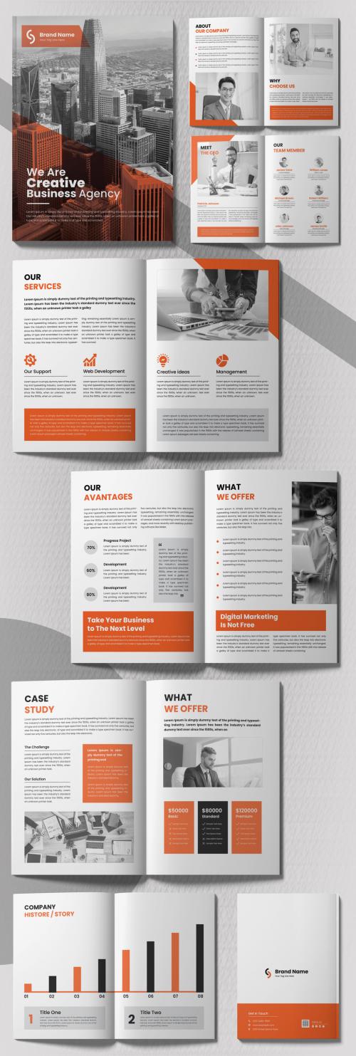 Bifold Brochure Book Layout