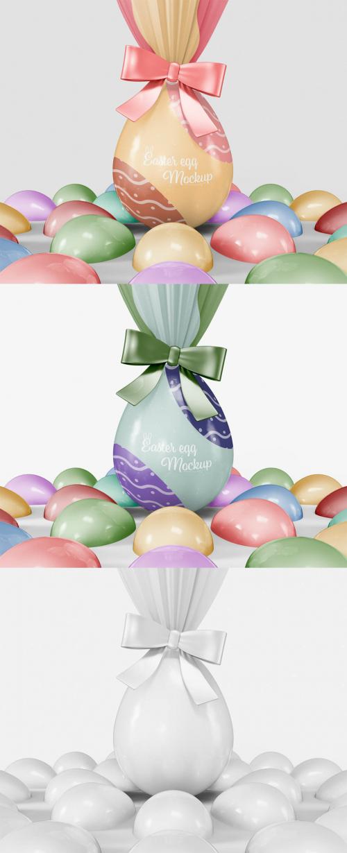 Easter Egg Packaging Layout Mockup