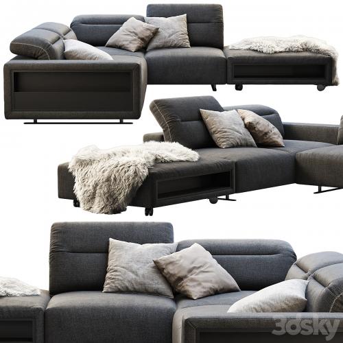 BoConcept Hampton corner sofa with storage