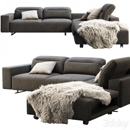 BoConcept Hampton corner sofa with storage