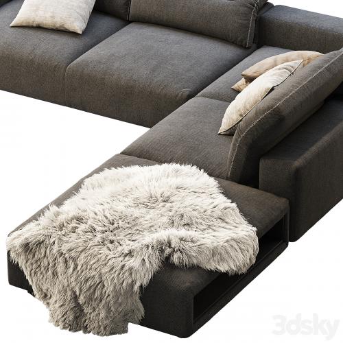 BoConcept Hampton corner sofa with storage