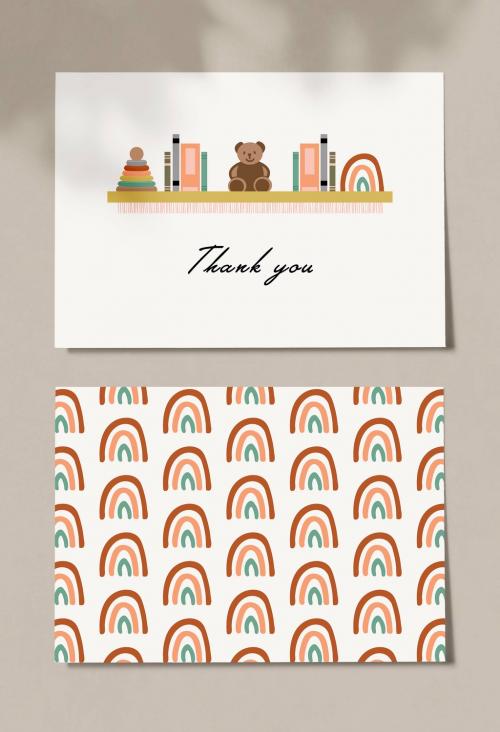 Baby Shower Thank You Card