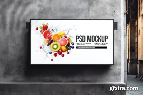 Exterior Advertising Mockup Collections #6 12xPSD