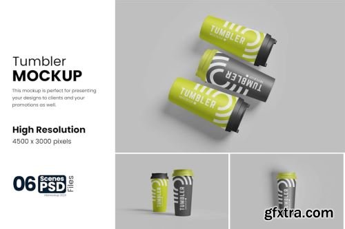 Tumbler Mockup Collections 15xPSD