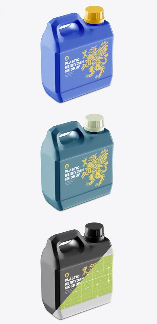 Plastic Jerrycan Mockup