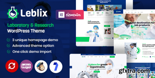 Themeforest - Leblix - Laboratory &amp; Research WordPress Theme 32605031 v1.9 - Nulled