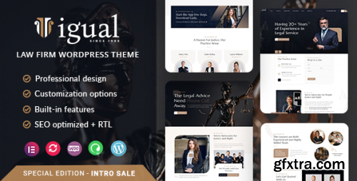 Themeforest - Igual - Law Firm WordPress Theme 43836938 v1.0.2 - Nulled