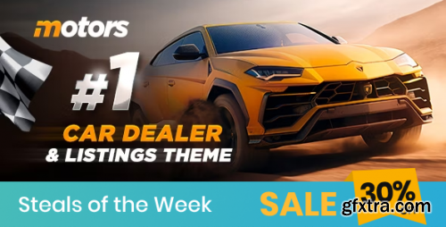 Themeforest - Motors - Car Dealer, Rental &amp; Listing WordPress theme 13987211 v5.6.7 - Nulled