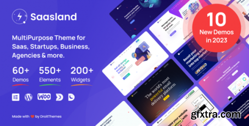 Themeforest - Saasland - Saas, Startup, Technology &amp; IT Solutions WordPress Theme 23362980 v3.6.4 - Nulled