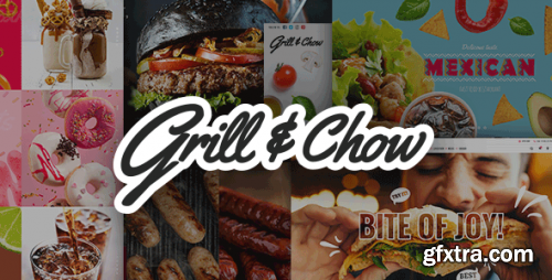 Themeforest - Grill and Chow - Fast Food &amp; Pizza Theme 20802573 v1.5 - Nulled