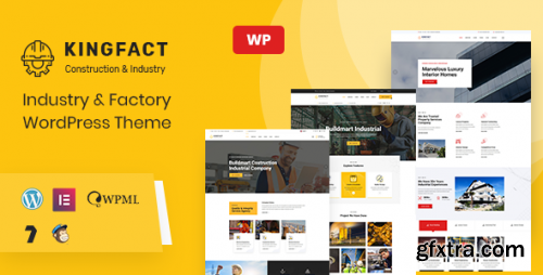 Themeforest - Kingfact | Industry &amp; Factory WordPress Theme + RTL 26327139 v1.1.1 - Nulled