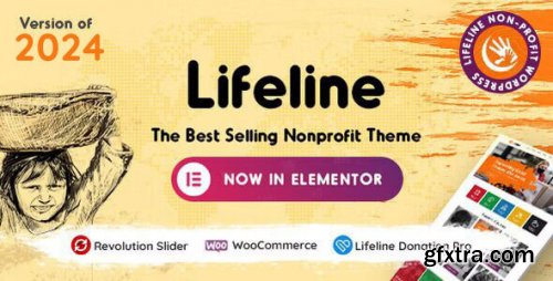 Themeforest - Lifeline - 2024 NGO, Fund Raising and Charity WordPress Theme 7044503 v9.2 - Nulled