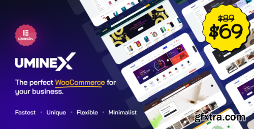 Themeforest - Uminex - Multipurpose WooCommerce Theme 43590454 v1.0.9 - Nulled