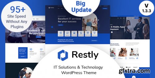 Themeforest - Restly - IT Solutions &amp; Technology WordPress Theme 31941062 v1.3.3 - Nulled