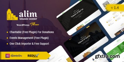 Themeforest - Alim - Islamic Institute &amp; Mosque WordPress Theme + RTL 27169562 v1.4.1 - Nulled