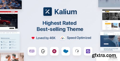 Themeforest - Kalium | Creative Multipurpose WordPress &amp; WooCommerce Theme 10860525 v3.13 - Nulled