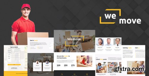 Themeforest - WeMove - Home Moving &amp; Logistic WordPress Theme 19980307 v1.5 - Nulled