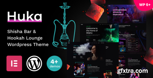 Themeforest - Huka - Shisha Bar &amp; Hookah Lounge WordPress Theme 44501128 v1.0.6 - Nulled