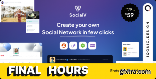 Themeforest - SocialV - Social Network and Community BuddyPress Theme 38612588 v2.0.7 - Nulled