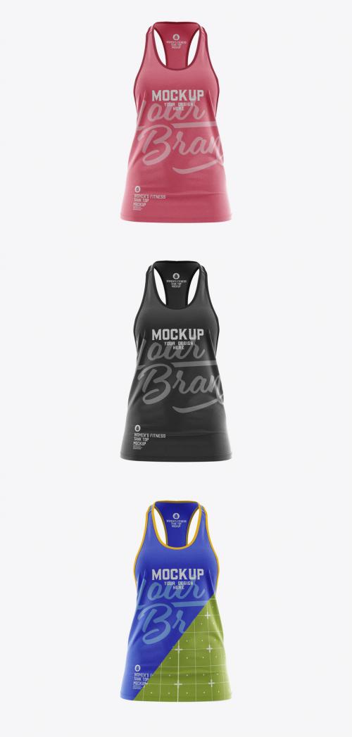 Womens Fitness Tank Top Mockup