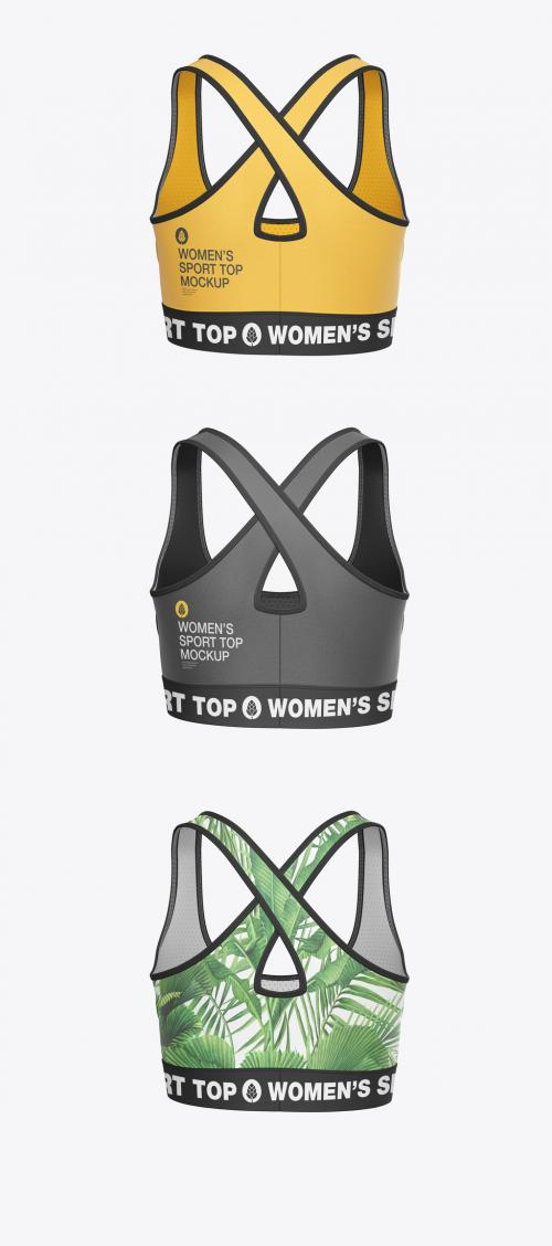 Womens Sports Top Mockup