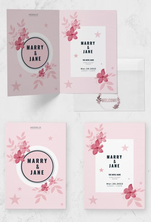 Wedding Invitation Layout