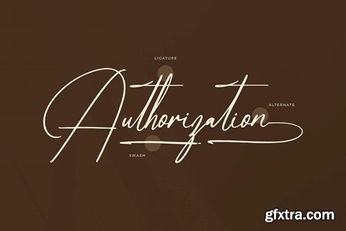 Amfenthari Modern Signature Font TMLLZAE