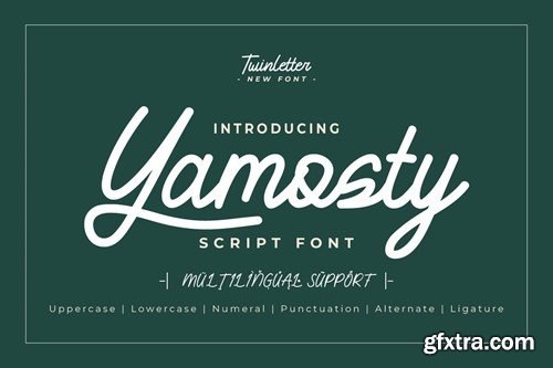 Yamosty - Script Monoline Font ZZJZTA7