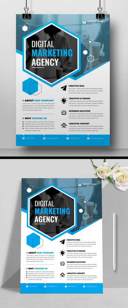 Corporate Flyer Template Layout