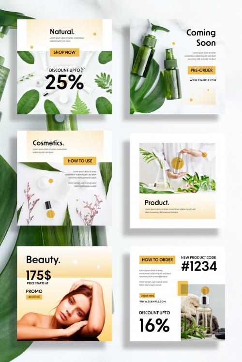 Social Media Post Banner Beuty & Spa Template