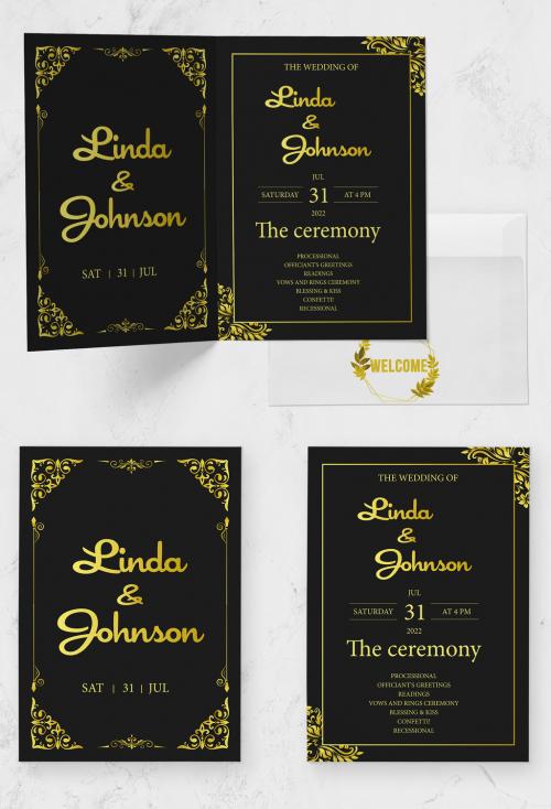 Wedding Invitation Card Layout