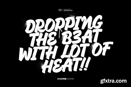 Cvltre Dope - Funky Brush Font G4HLUAZ