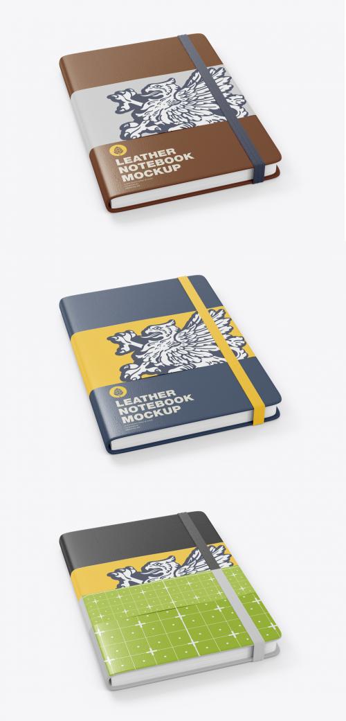 Leather Notebook Mockup