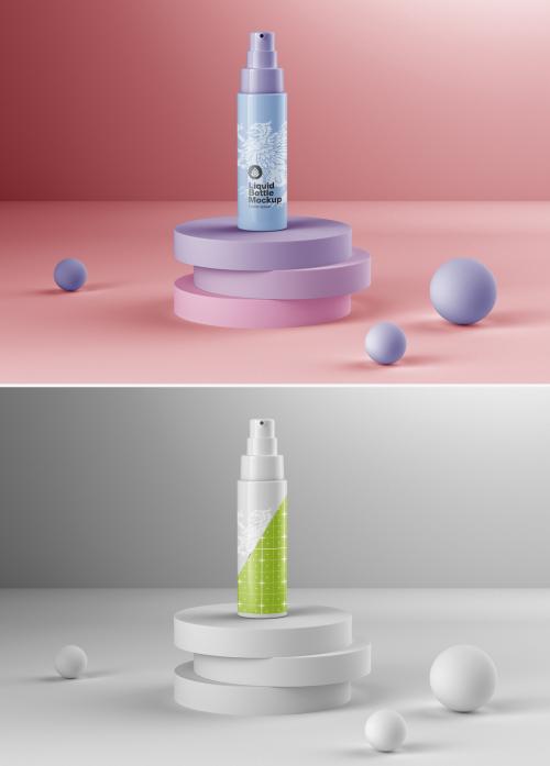 Spray Bottle Mockup