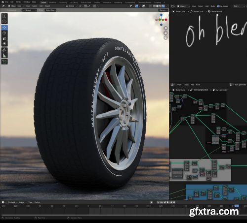 Tyre generator for Blender