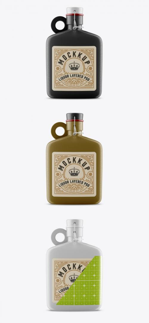 Liquor Bottle Mockup