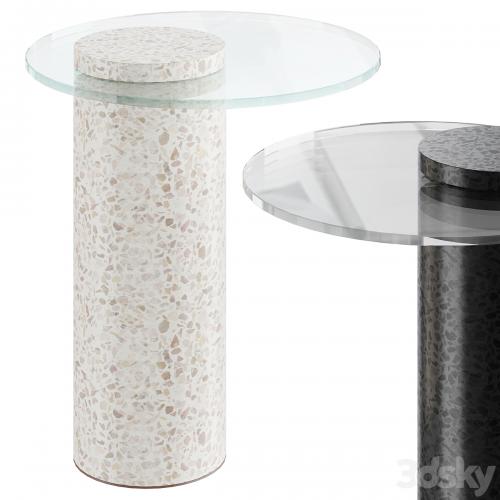 Round Terrazzo Base | side table