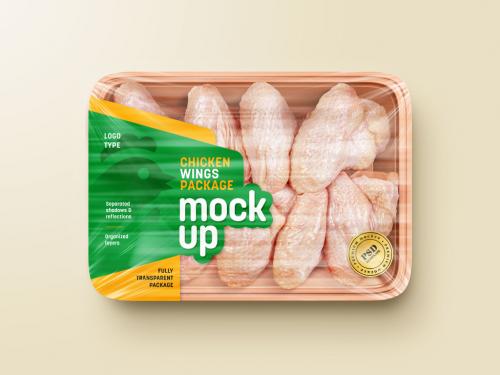 Chicken Wings Package Mockup