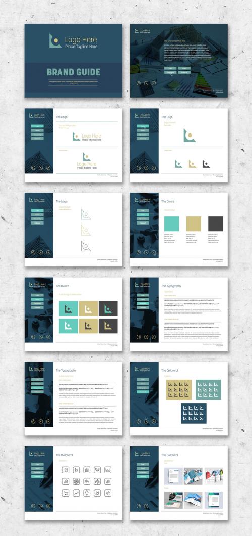 Interactive Brand Guide Layout