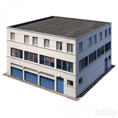 Low poly building 8K texture
