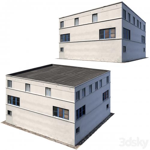 Low poly building 8K texture