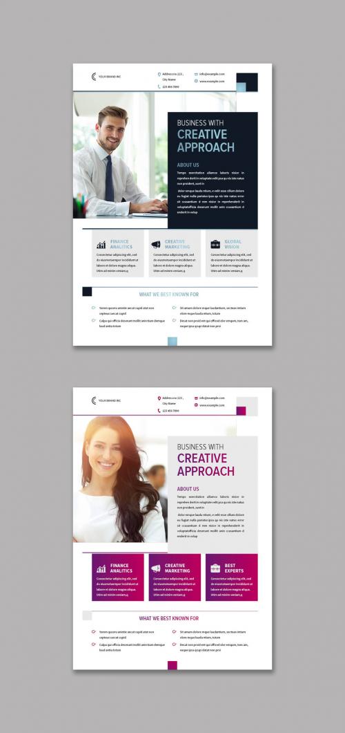 Clean Business Flyer Layout