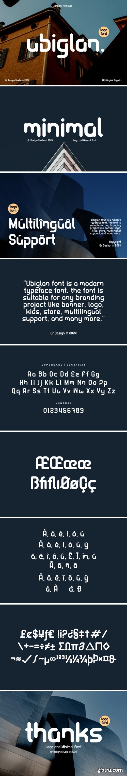 CM - Ubiglan - Sans Modern Logo Font 92474780