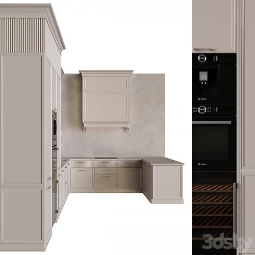 Neoclassical kitchen 34