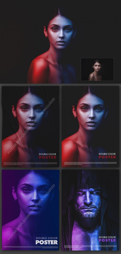 Double Color Poster Design