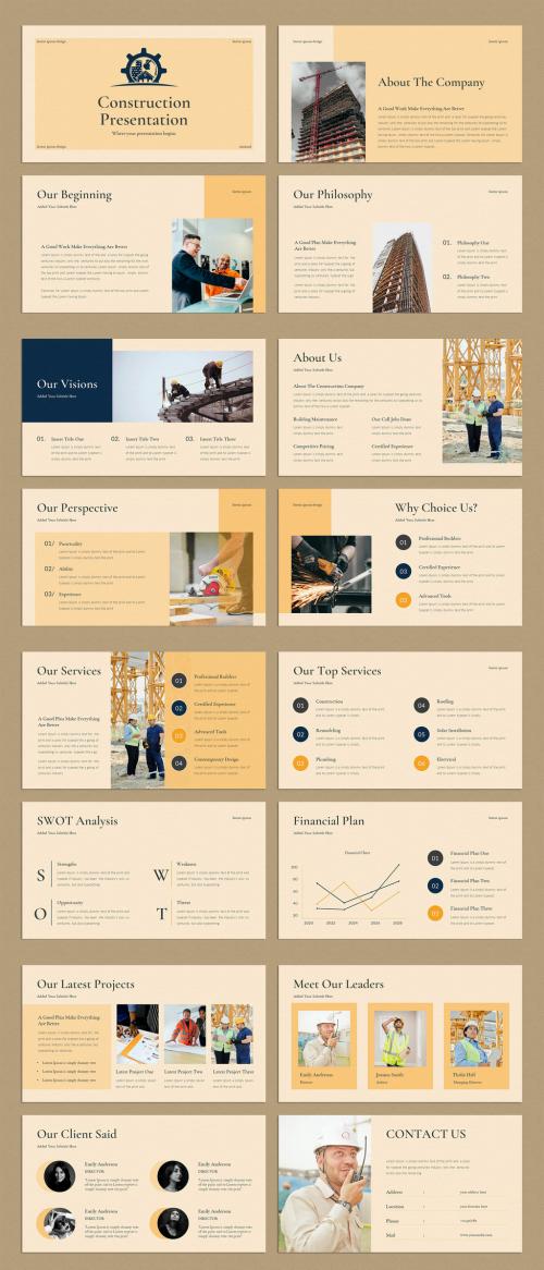 Construction Presentation Layout